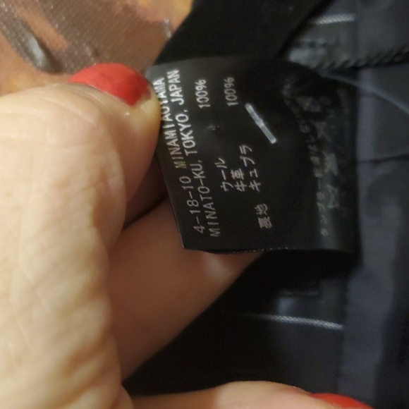 Sz XXL Japanese NWT $2699 Masatomo wool with leather panels pinstripes jacket - Picture 7 of 11